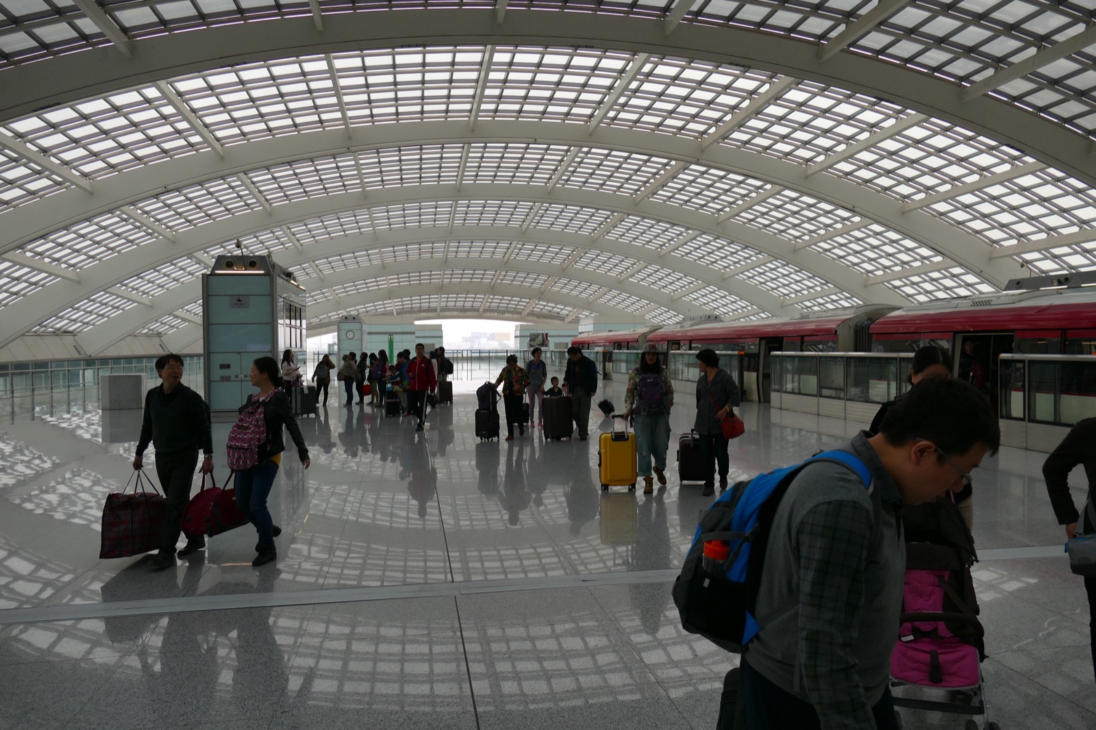 Capital Airport Express-perron op Terminal 3.